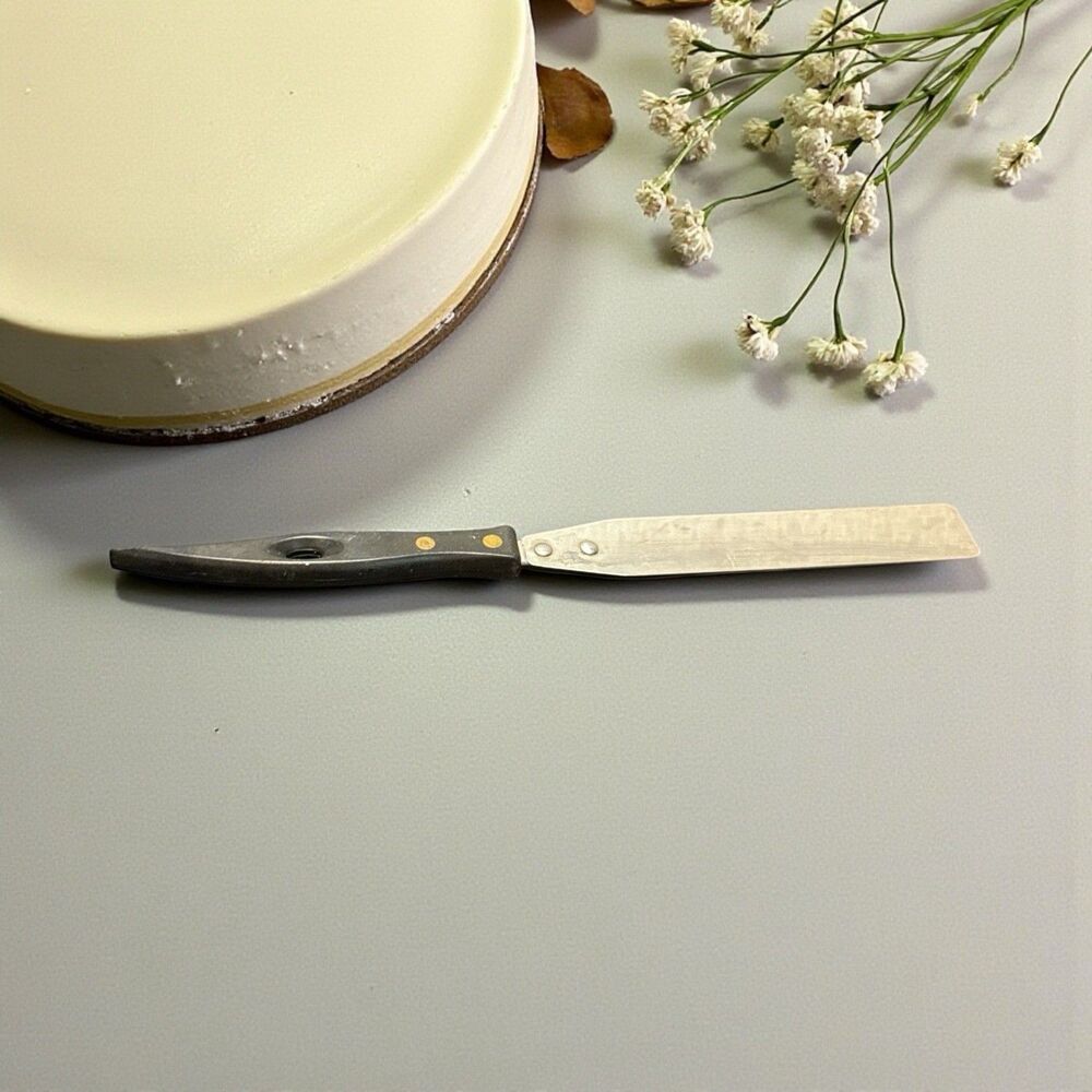 VINTAGE STANLEY STAINLESS U.S.A. 11 1/2" STRAIGHT CAKE SPATULA VERY NICE!!